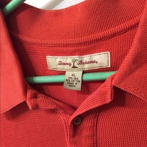 Tommy Bahama Red Polo Xl
